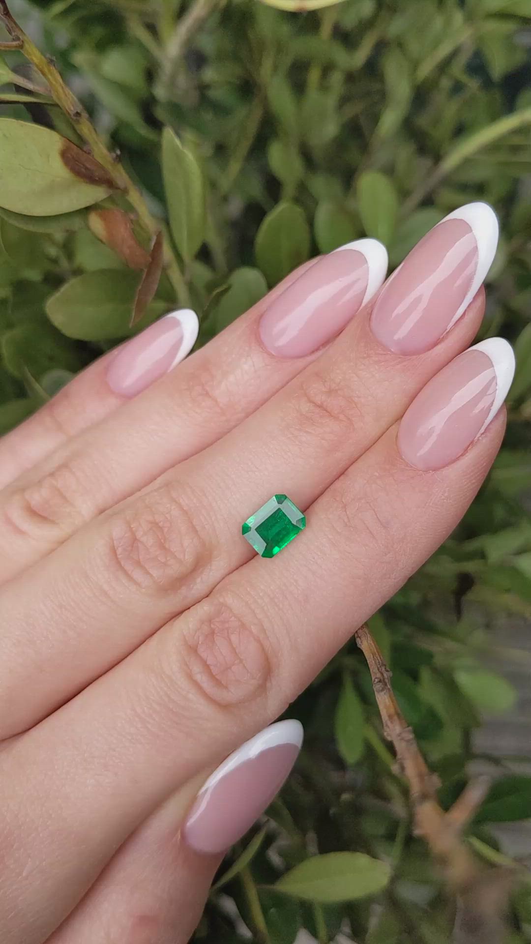 1.26 Ct. Emerald from Zambia Size Video