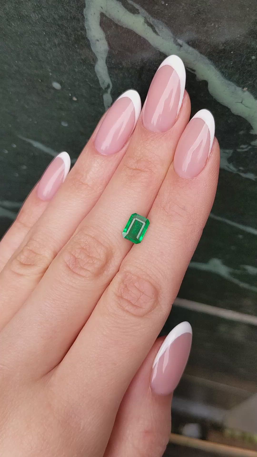 1.26 Ct. Emerald from Zambia Size Video