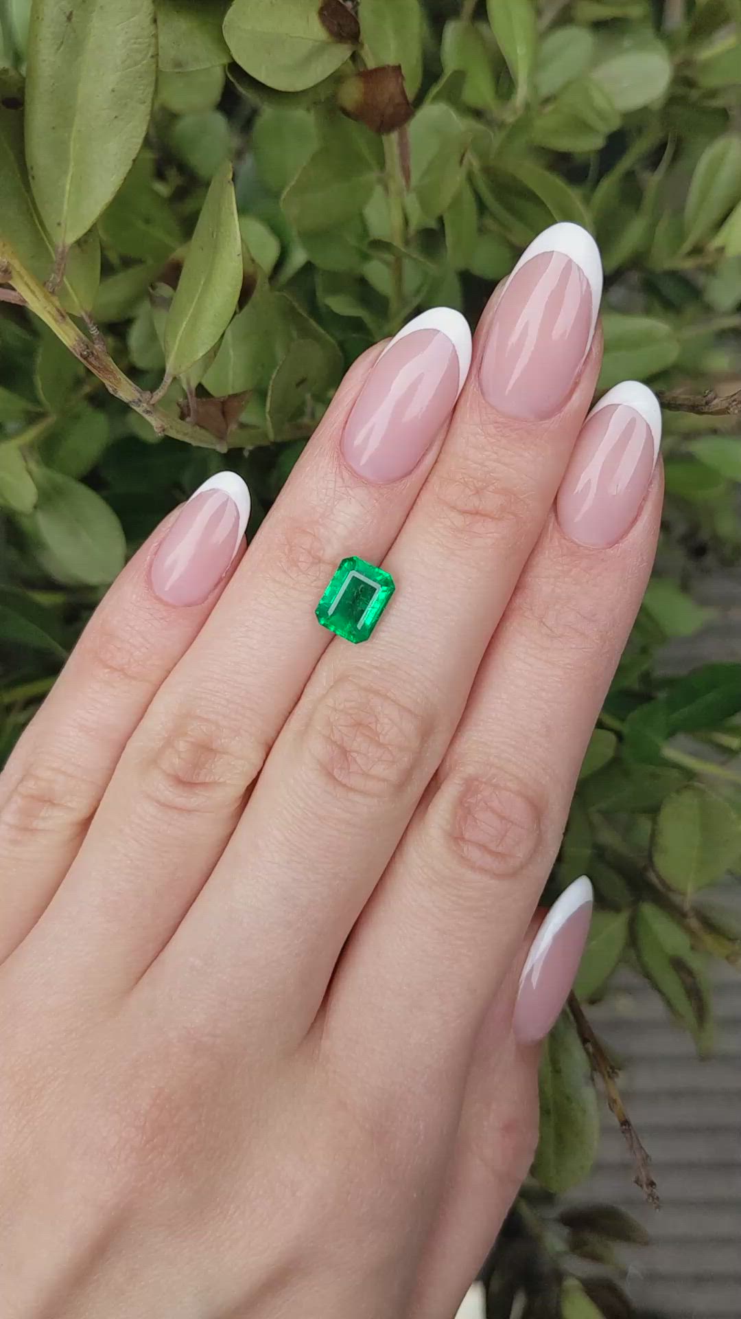2.37 Ct. Emerald from Zambia Size Video