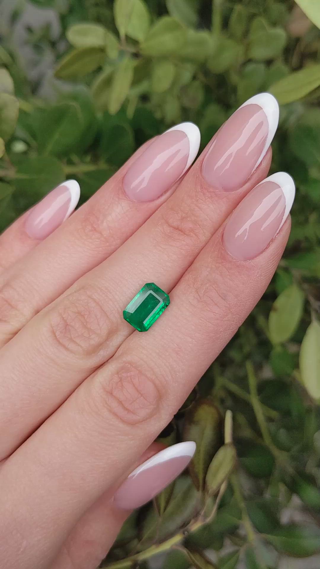 2.15 Ct. Emerald from Zambia Size Video
