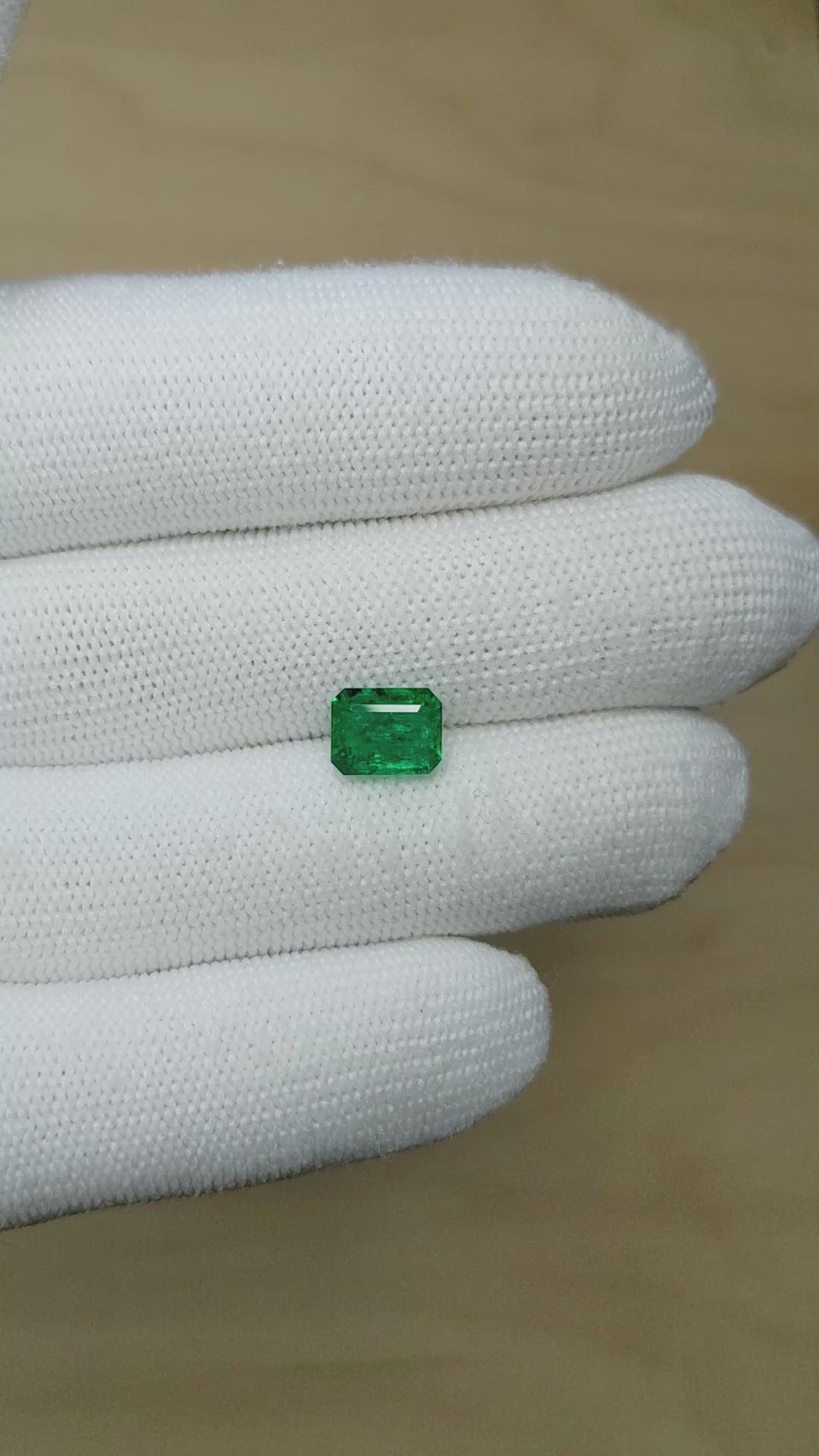 2.15 Ct. Emerald from Zambia Size Video