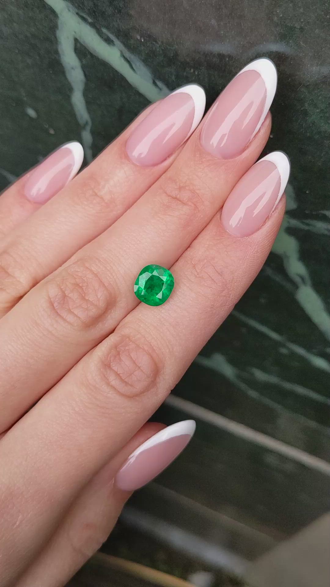 2.22 Ct. Emerald from Colombia Size Video