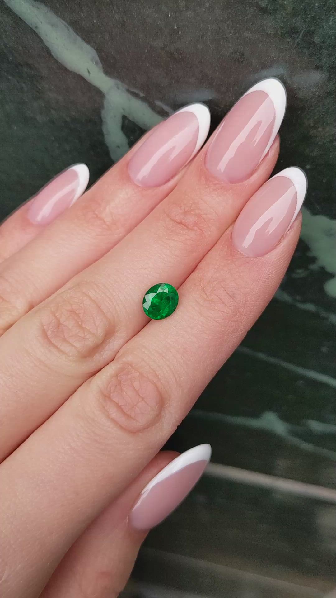 1.50 Ct. Emerald from Zambia Size Video