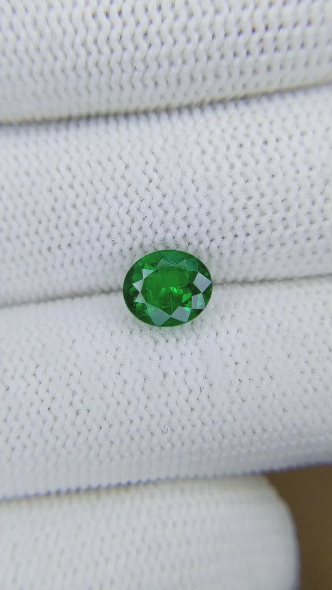 1.50 Ct. Emerald from Zambia Size Video