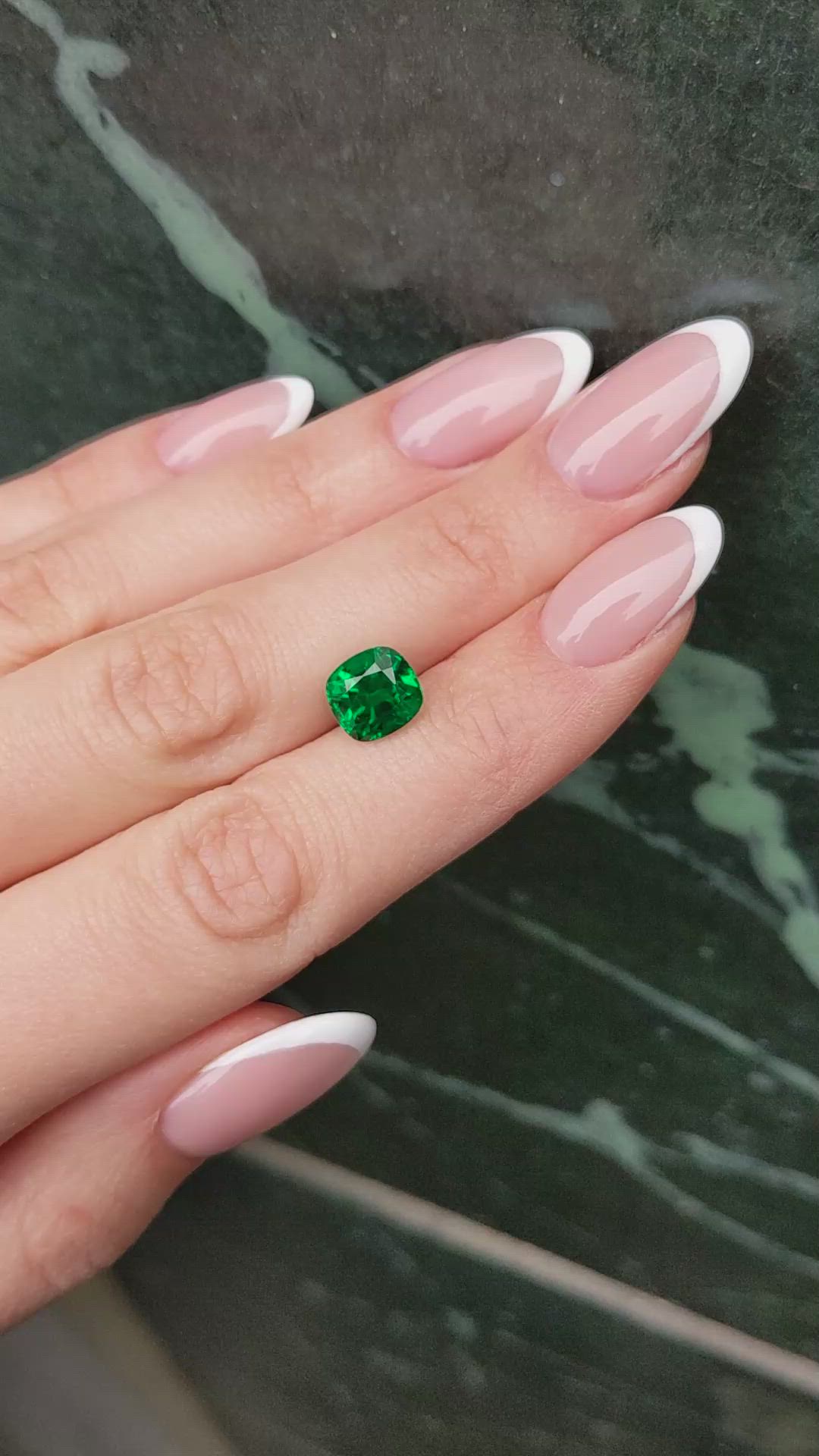 2.72 Ct. Emerald from Zambia Size Video