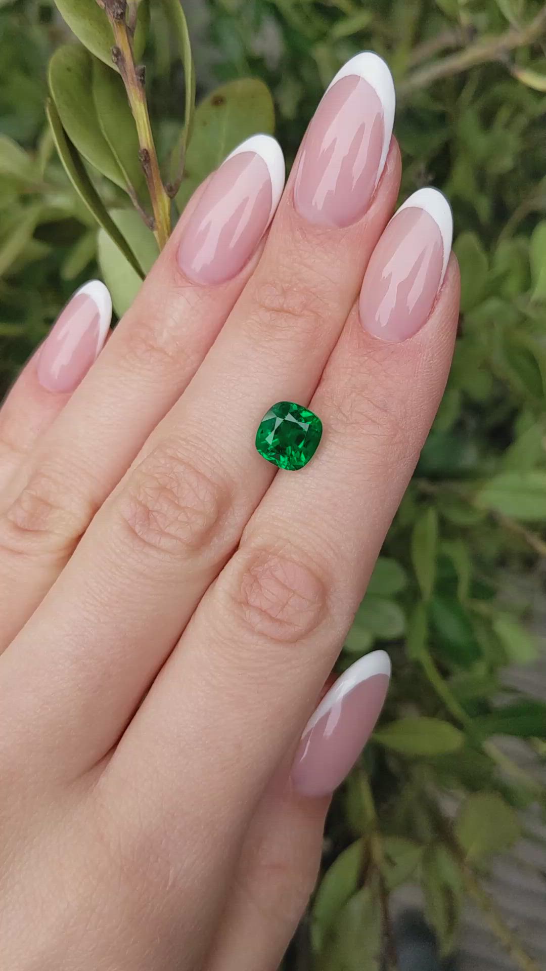 2.72 Ct. Emerald from Zambia Size Video