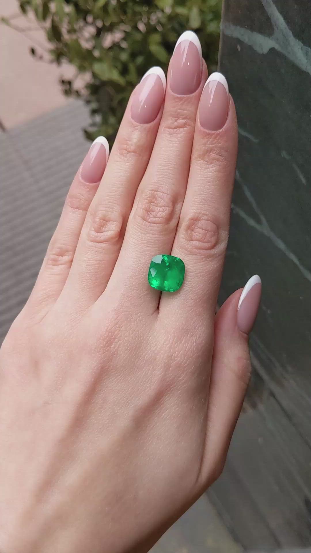 7.91 Ct. Emerald from Colombia Size Video