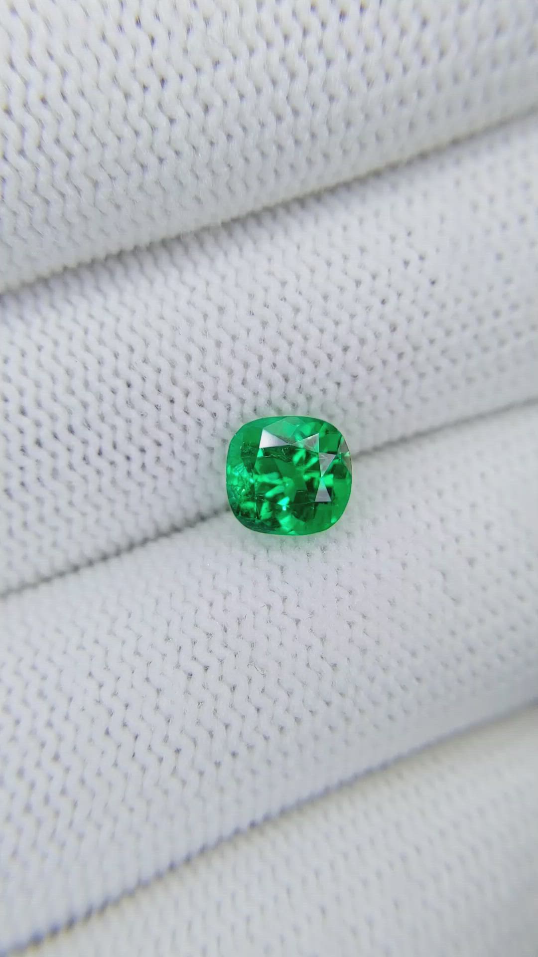 1.44 Ct. Emerald from Colombia Size Video