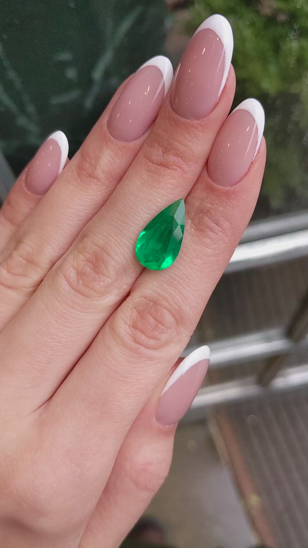 5.49 Ct. Emerald from Colombia Size Video