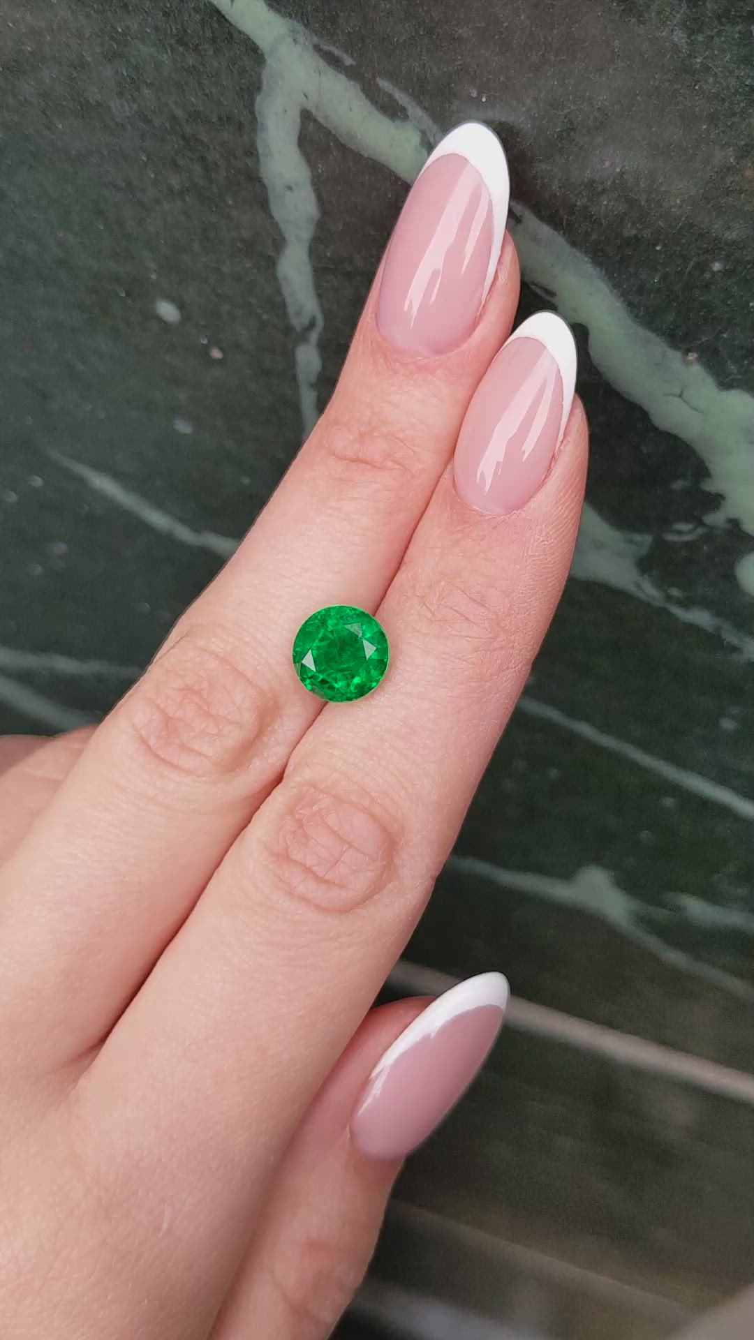3.67 Ct. Emerald from Zambia Size Video