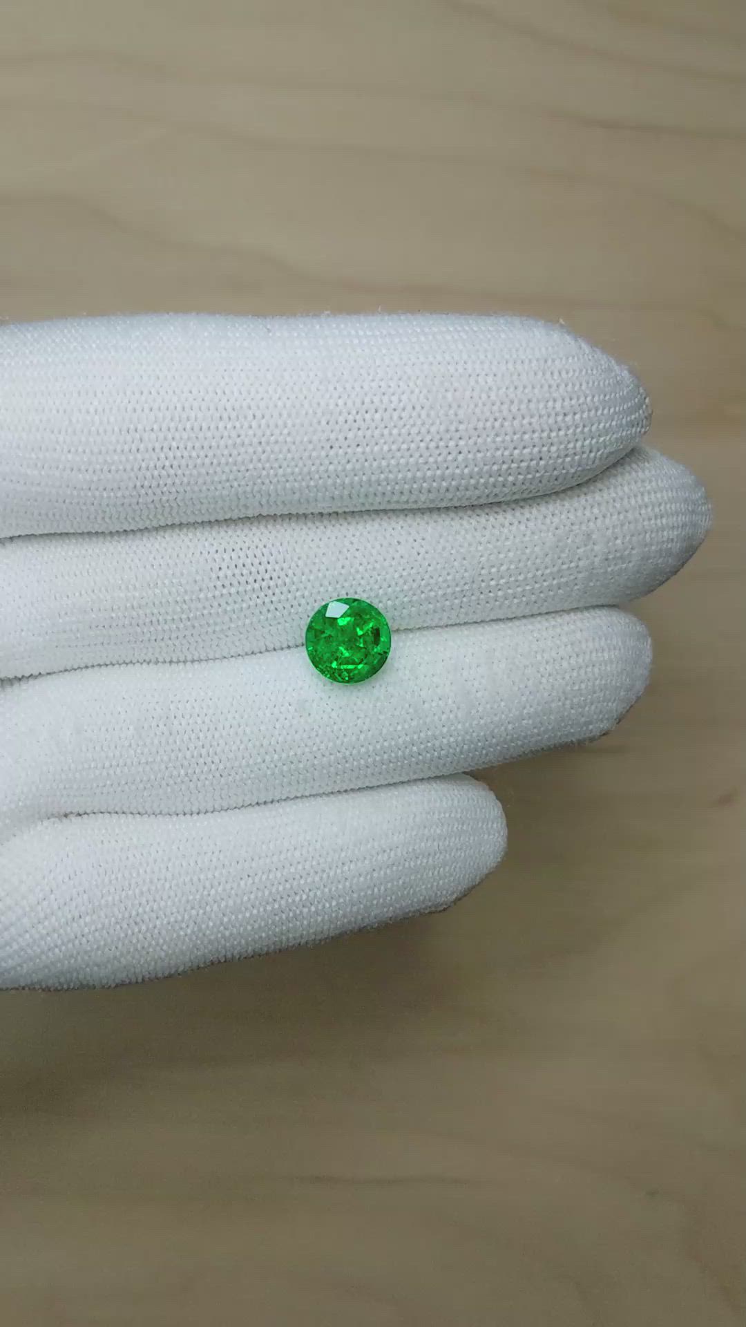3.67 Ct. Emerald from Zambia Size Video