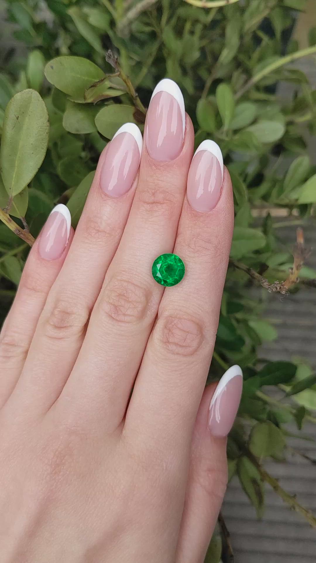 3.67 Ct. Emerald from Zambia Size Video