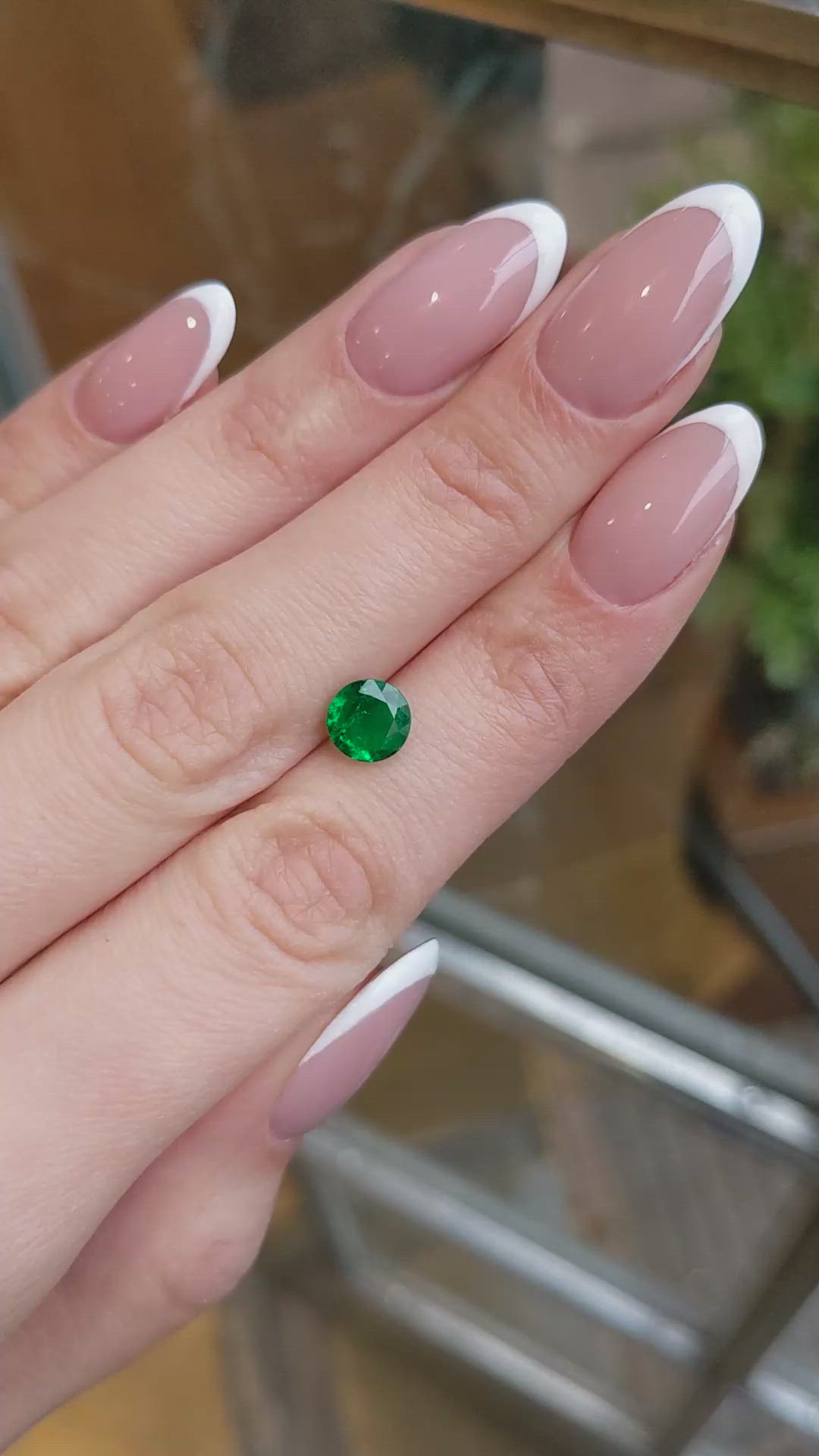 1.32 Ct. Emerald from Zambia Size Video