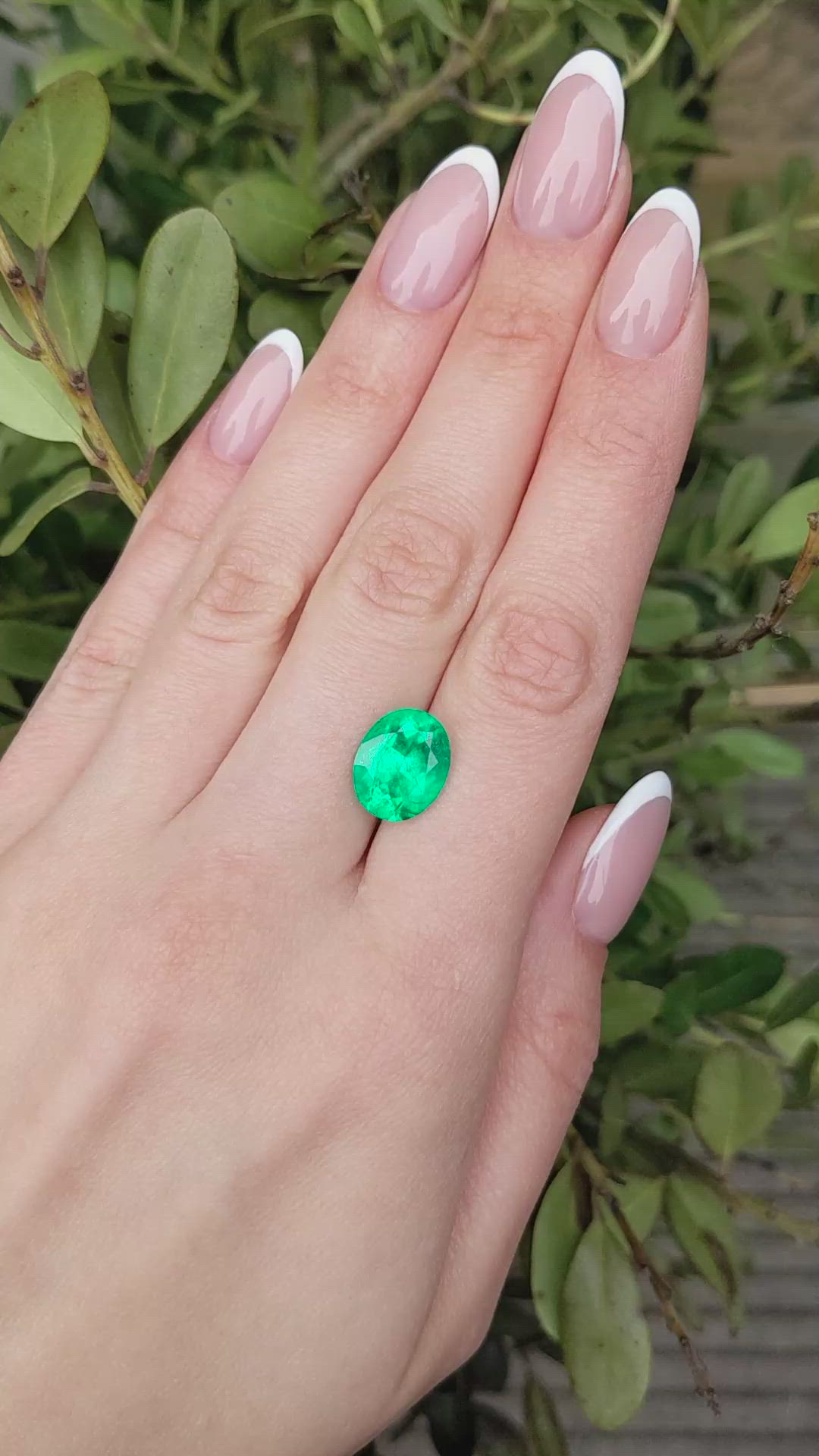 4.92 Ct. Emerald from Colombia Size Video