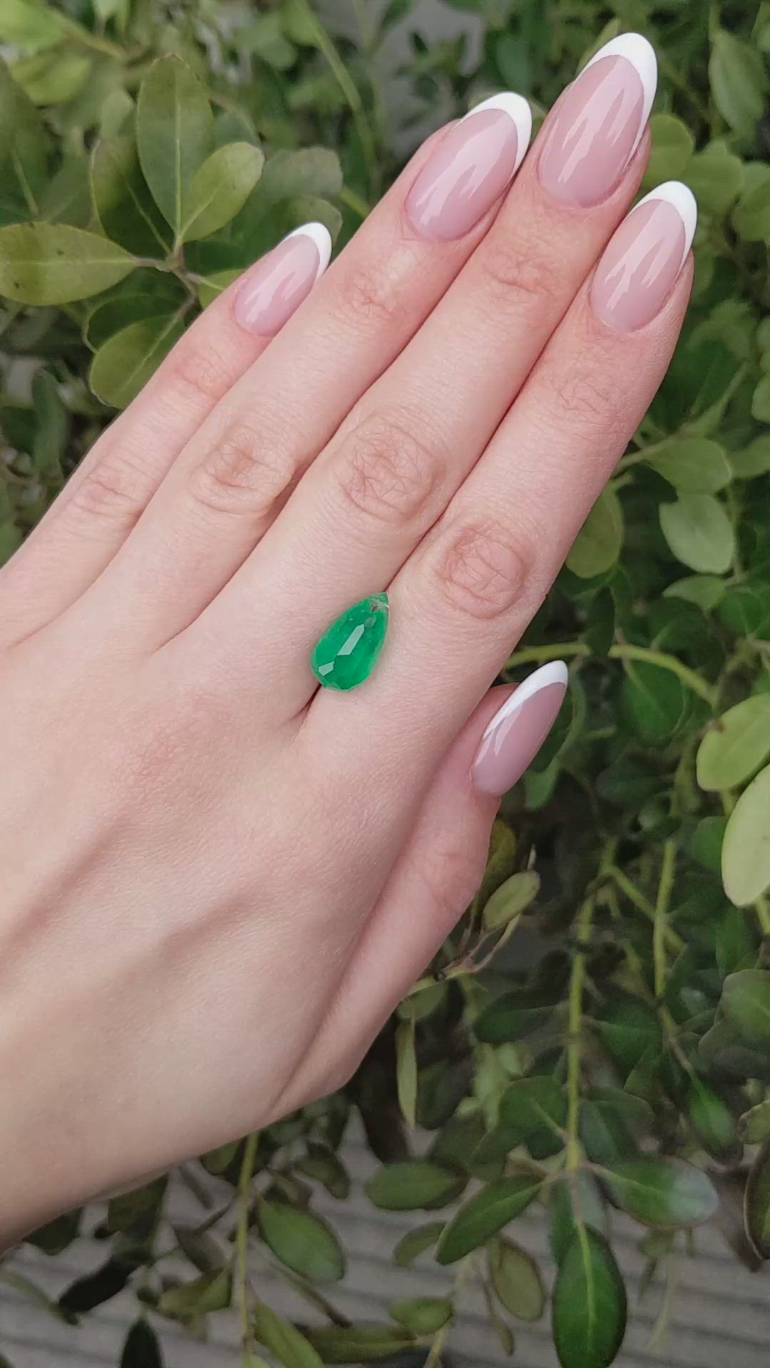 6.41 Ct. Emerald from Colombia Size Video
