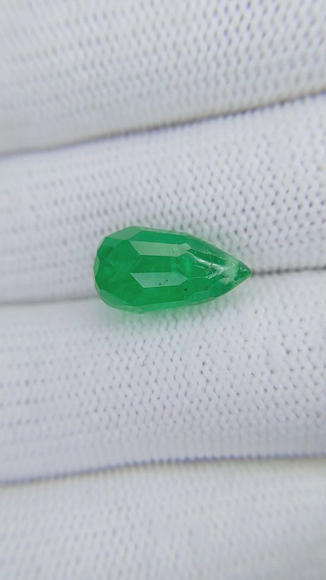 6.41 Ct. Emerald from Colombia Size Video