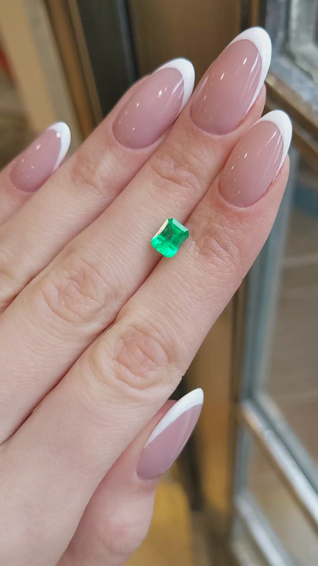 1.05 Ct. Emerald from Colombia Size Video