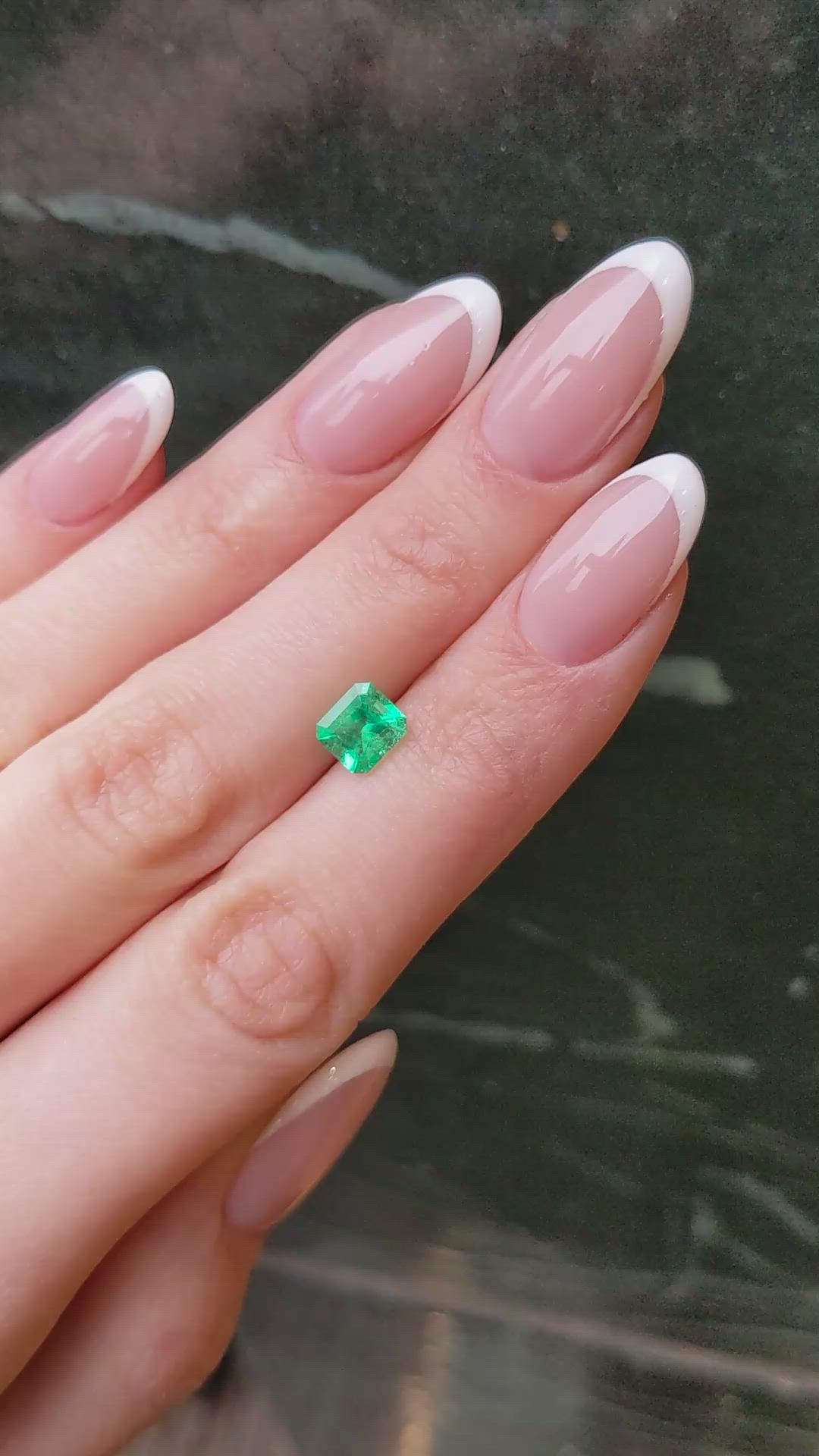 1.11 Ct. Emerald from Colombia Size Video