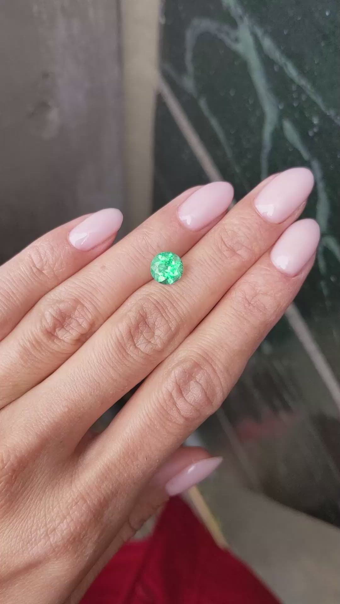 1.48 Ct. Emerald from Colombia Size Video