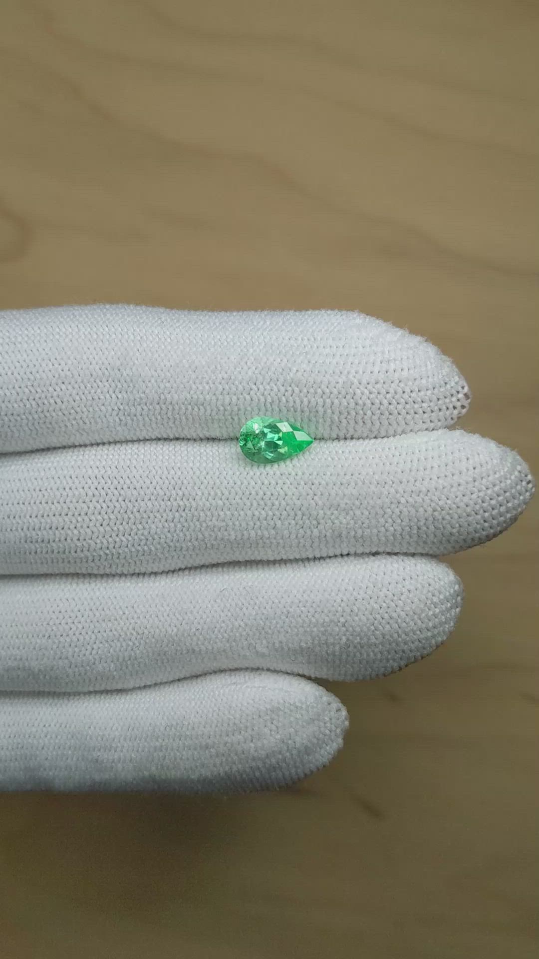 1.16 Ct. Emerald from Colombia Size Video