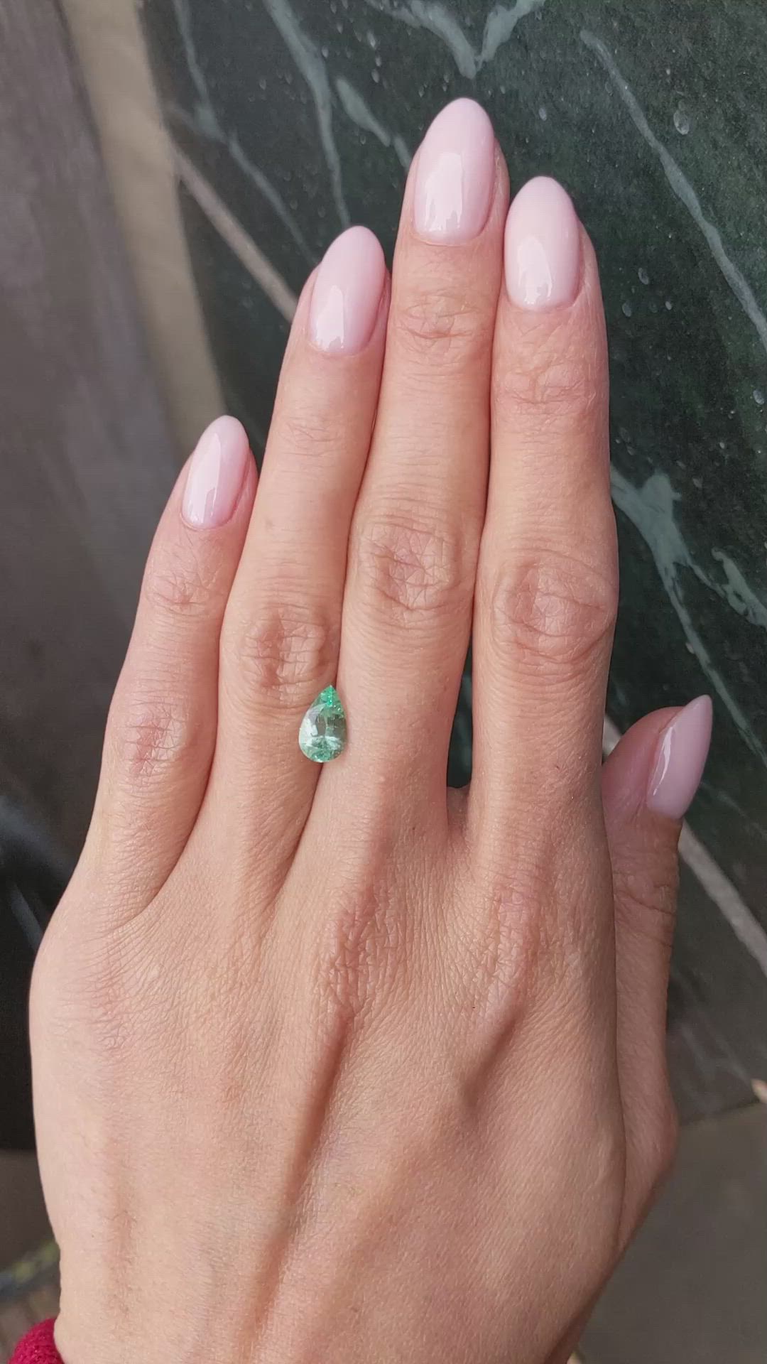 1.16 Ct. Emerald from Colombia Size Video