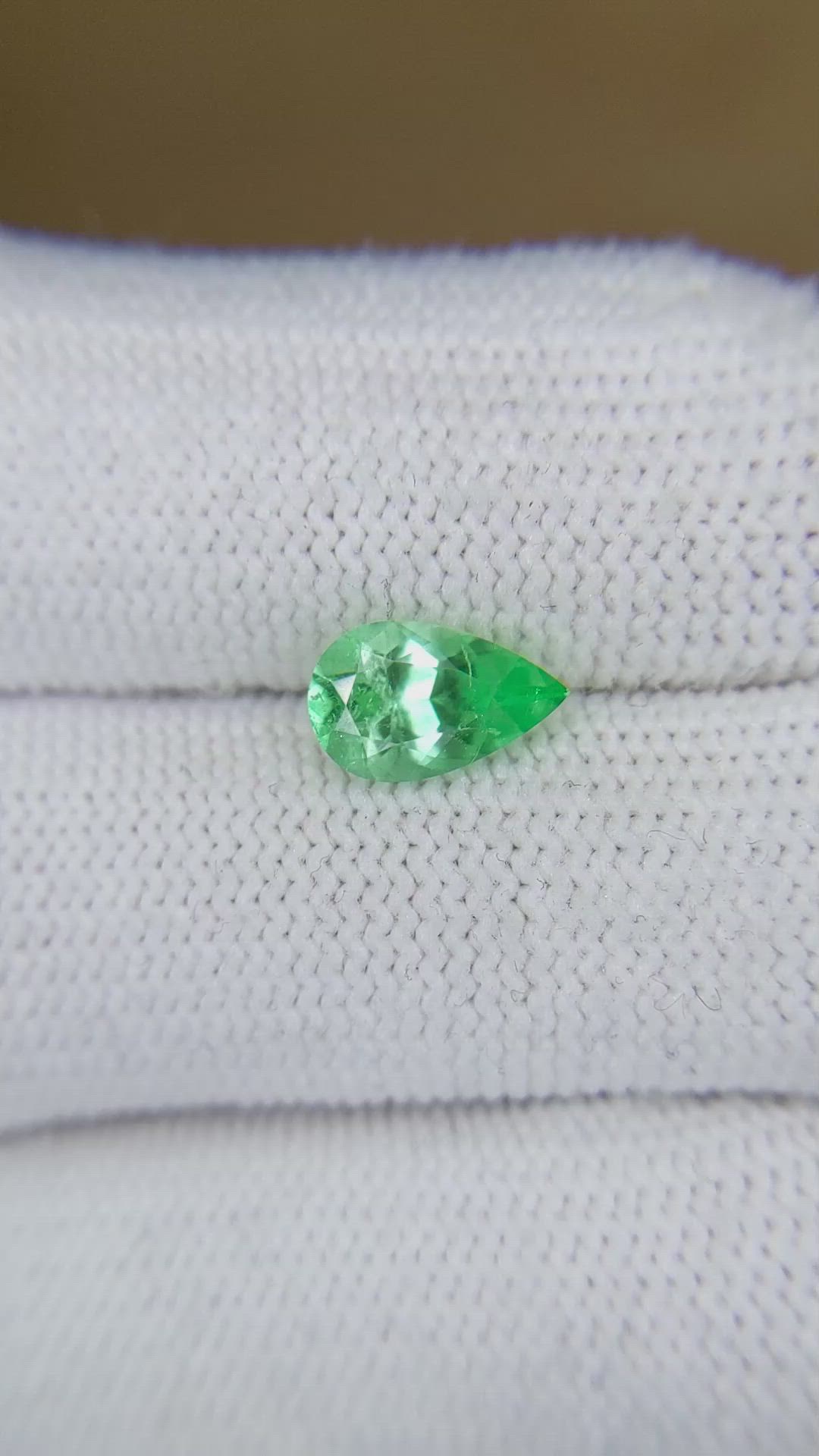 1.16 Ct. Emerald from Colombia Size Video