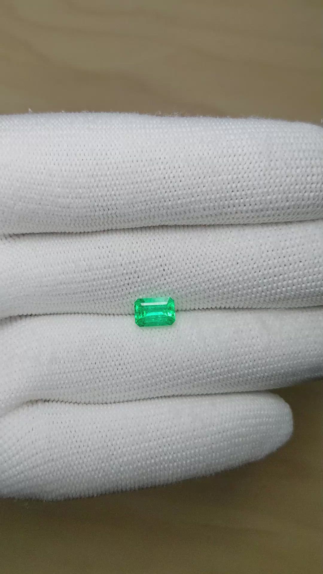 1.17 Ct. Emerald from Colombia Size Video