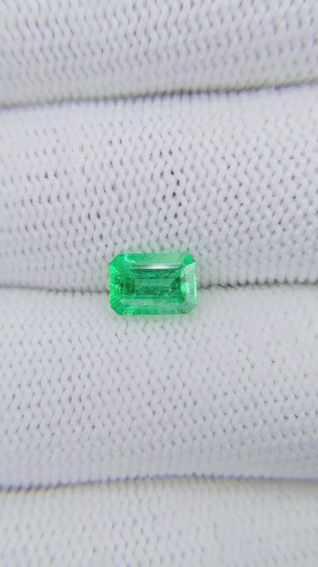 1.17 Ct. Emerald from Colombia Size Video