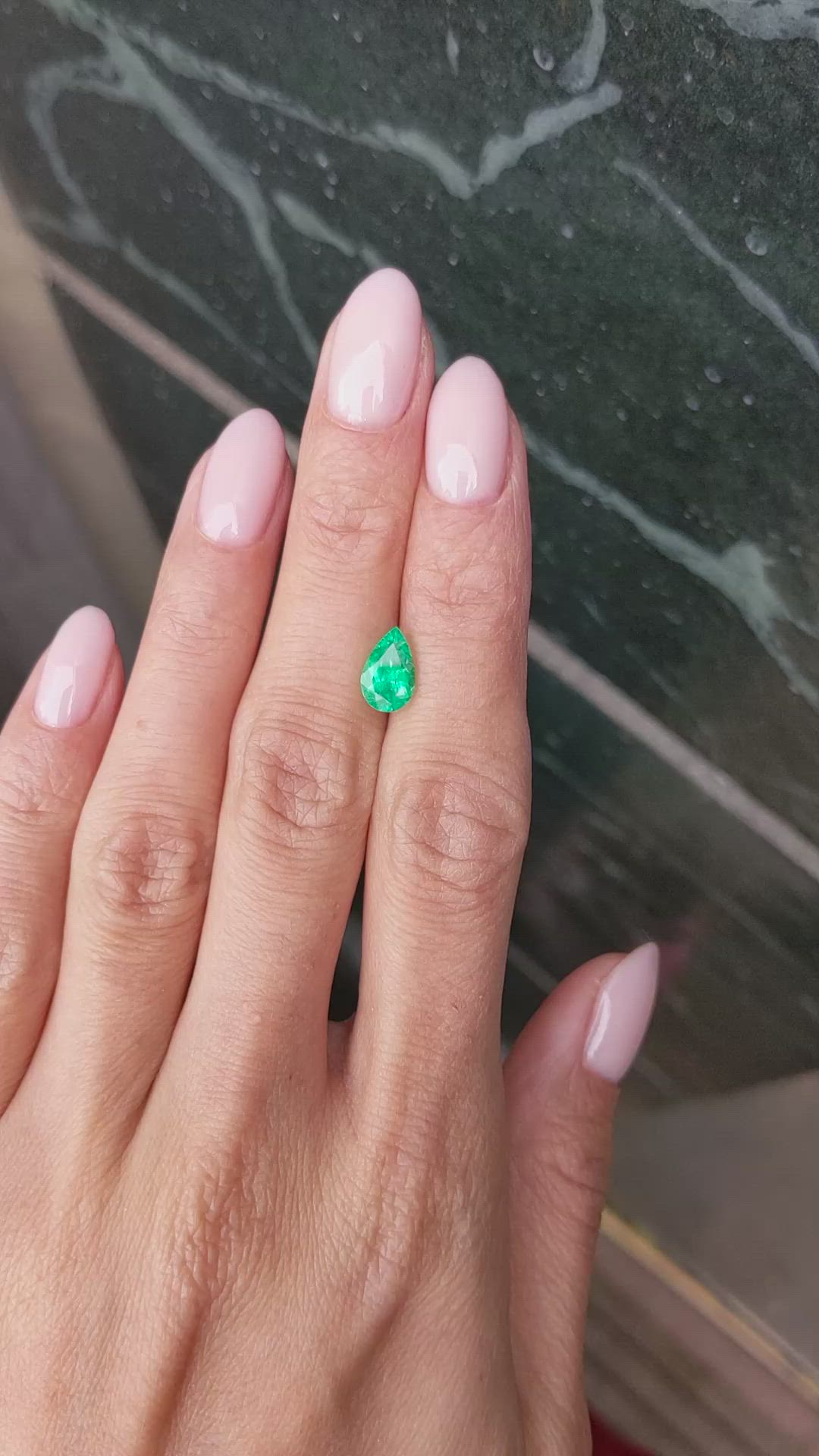 1.12 Ct. Emerald from Colombia Size Video