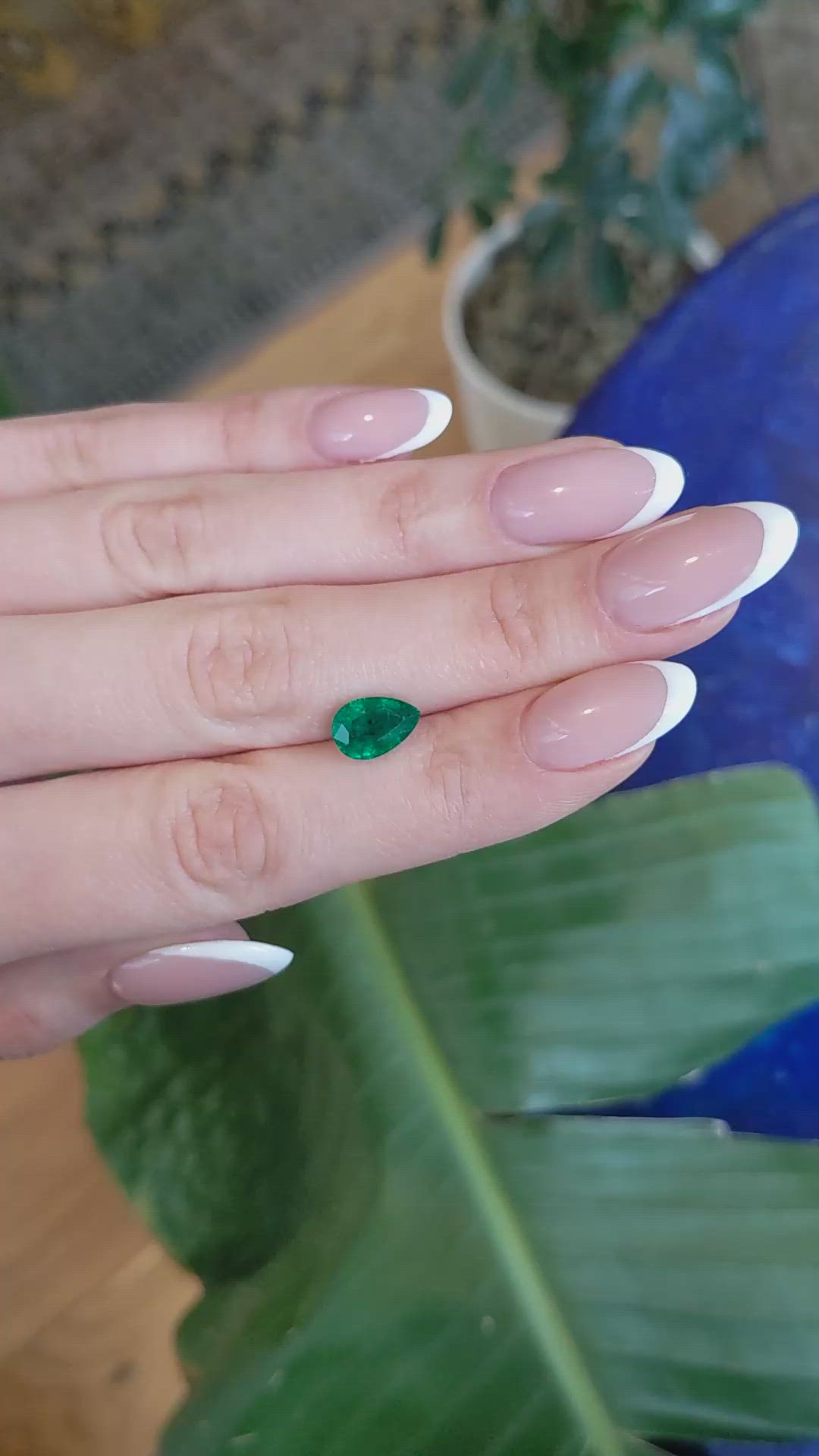 1.90 Ct. Emerald from Zambia Size Video