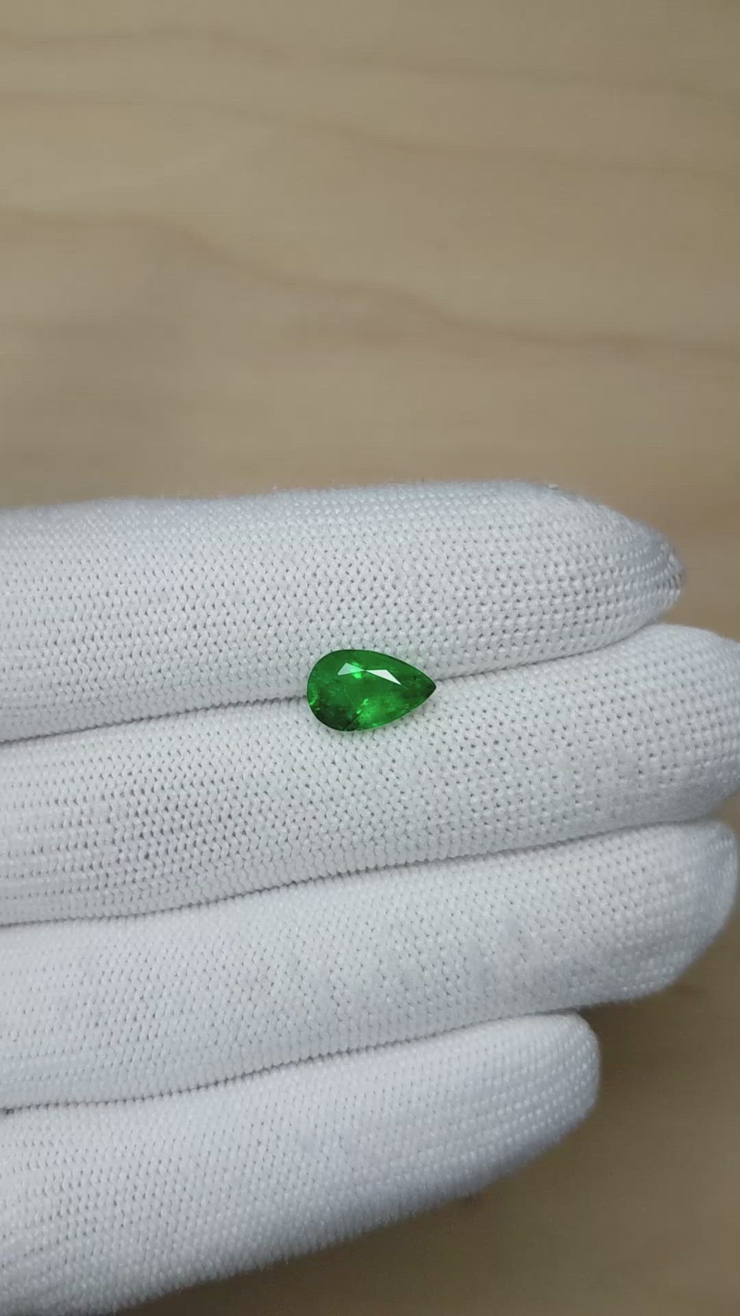 2.08 Ct. Emerald from Zambia Size Video