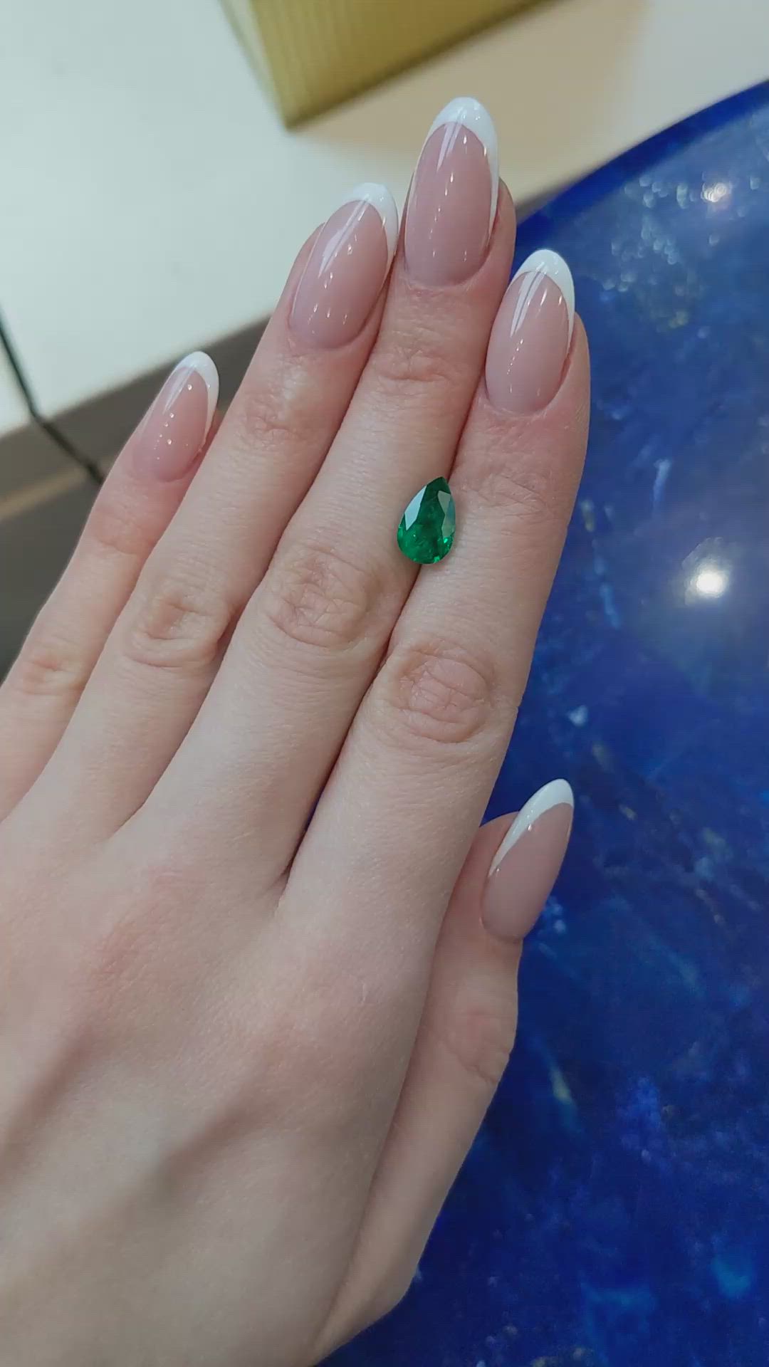 2.08 Ct. Emerald from Zambia Size Video