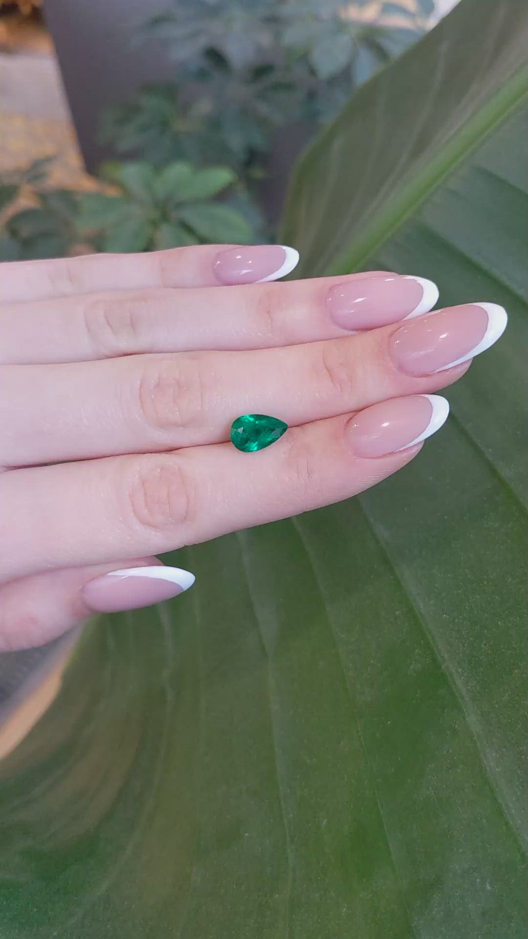 2.08 Ct. Emerald from Zambia Size Video