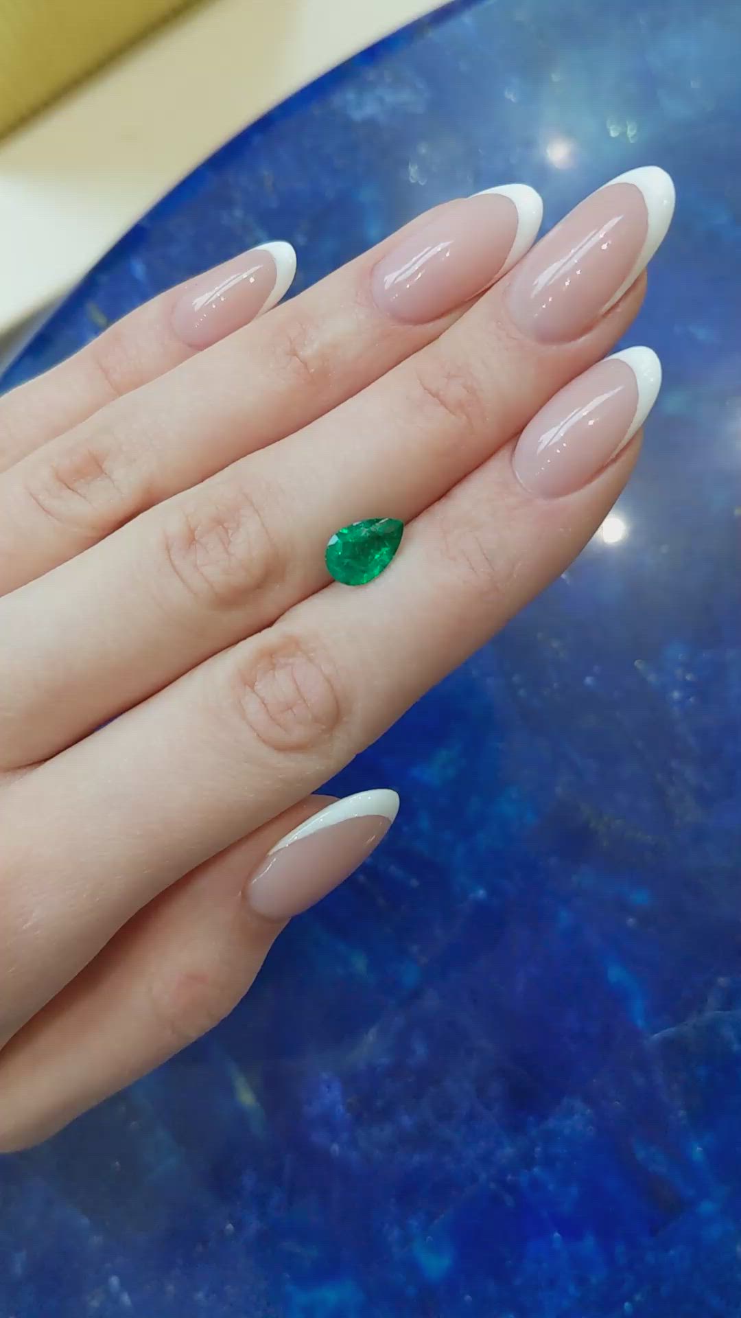 1.42 Ct. Emerald from Zambia Size Video