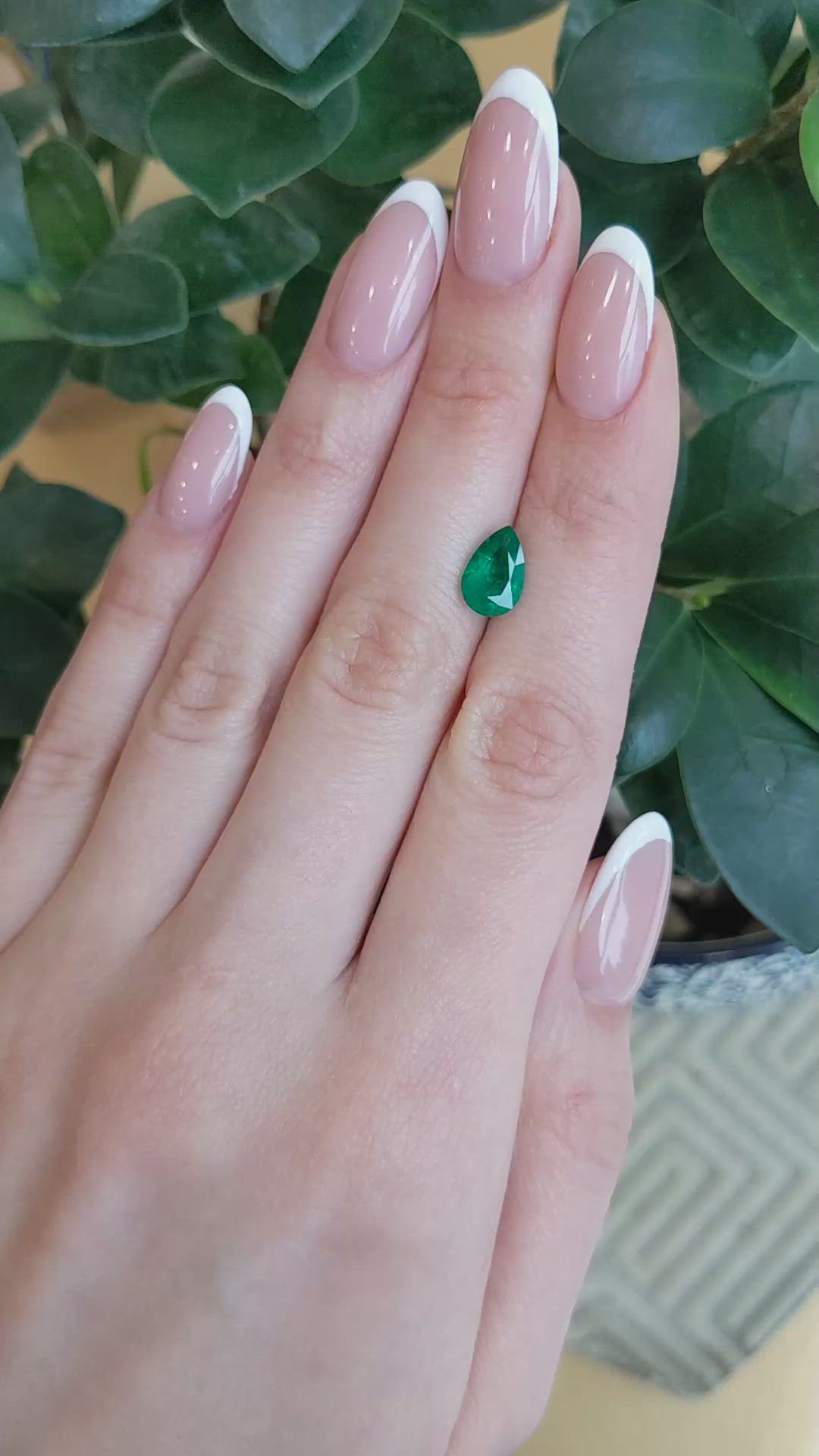 1.42 Ct. Emerald from Zambia Size Video