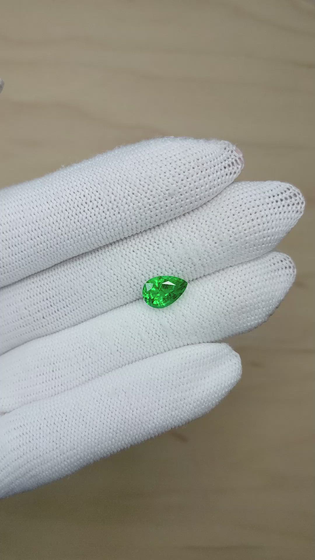 1.65 Ct. Emerald from Zambia Size Video