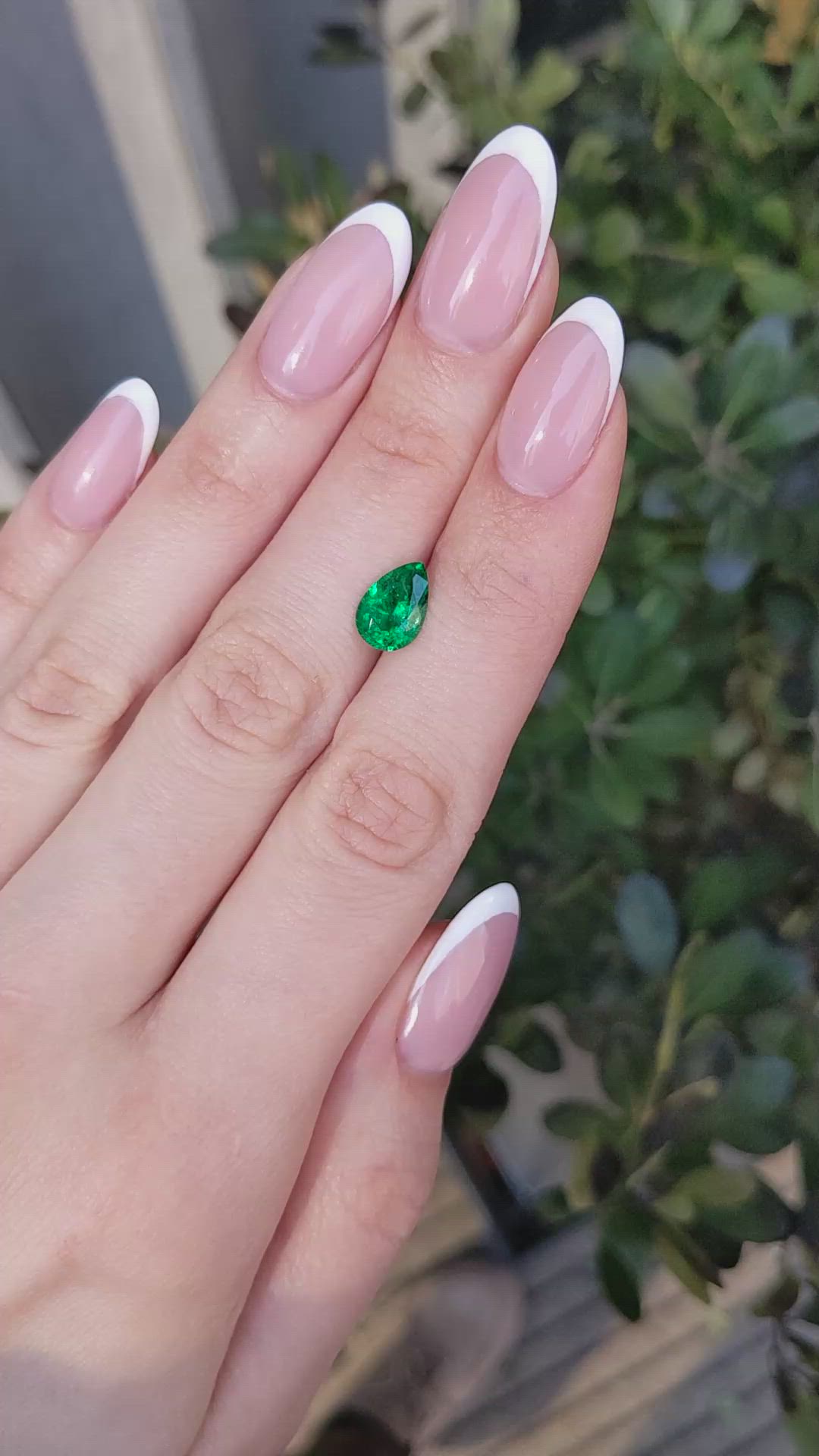 1.65 Ct. Emerald from Zambia Size Video