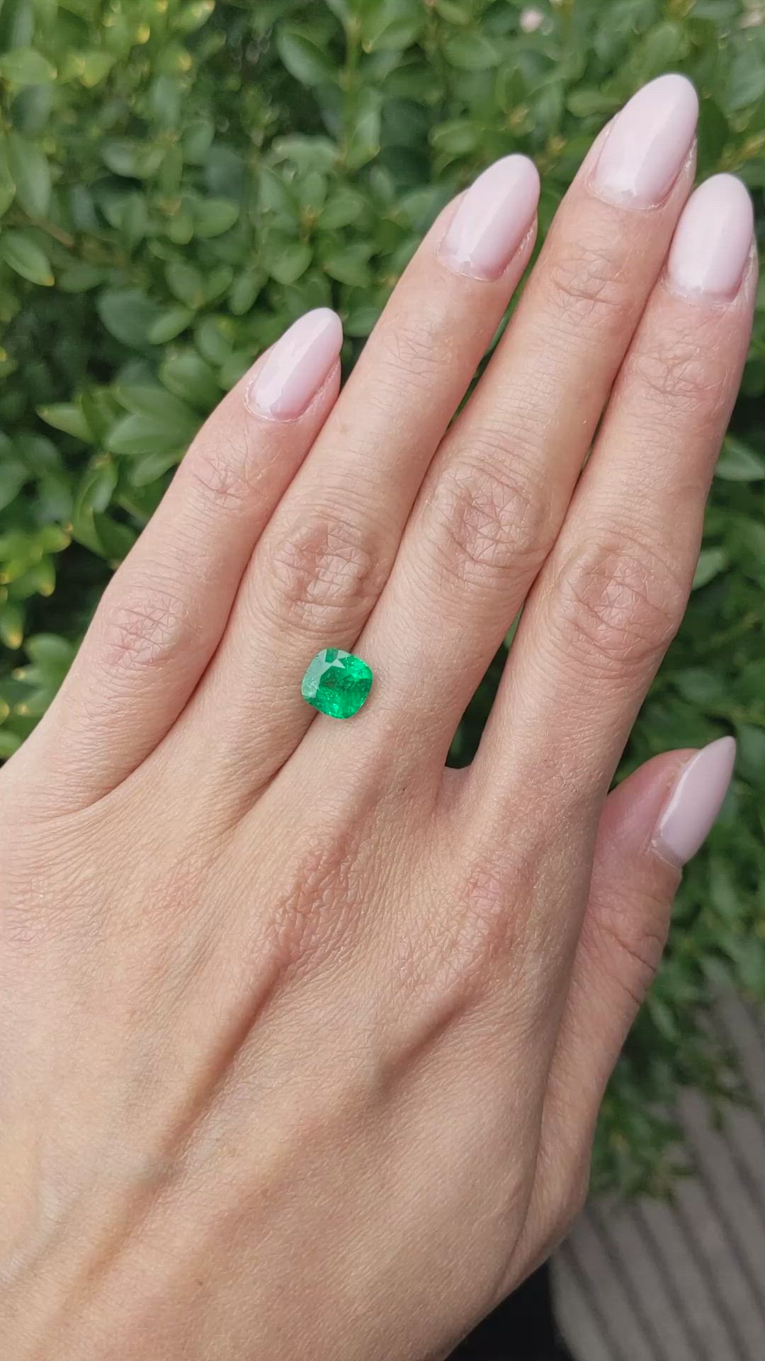 1.80 Ct. Emerald from Zambia Size Video