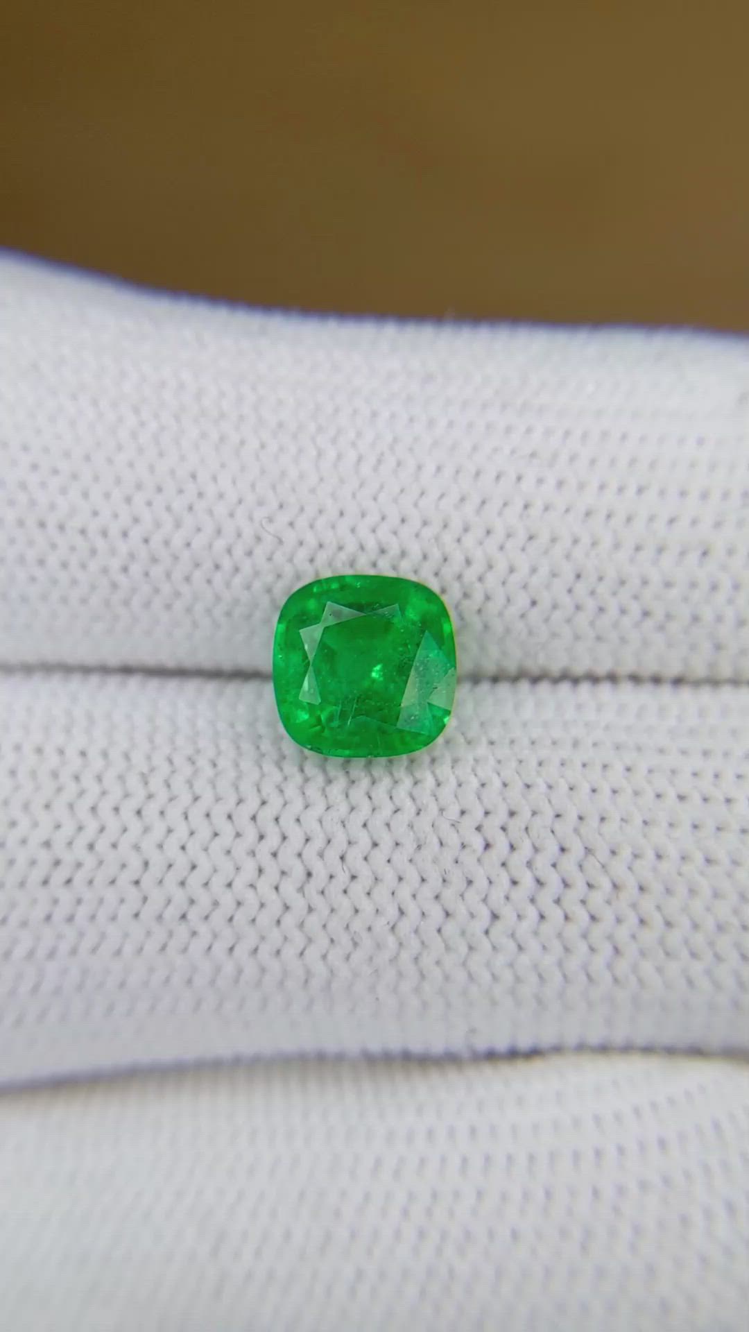 1.80 Ct. Emerald from Zambia Size Video