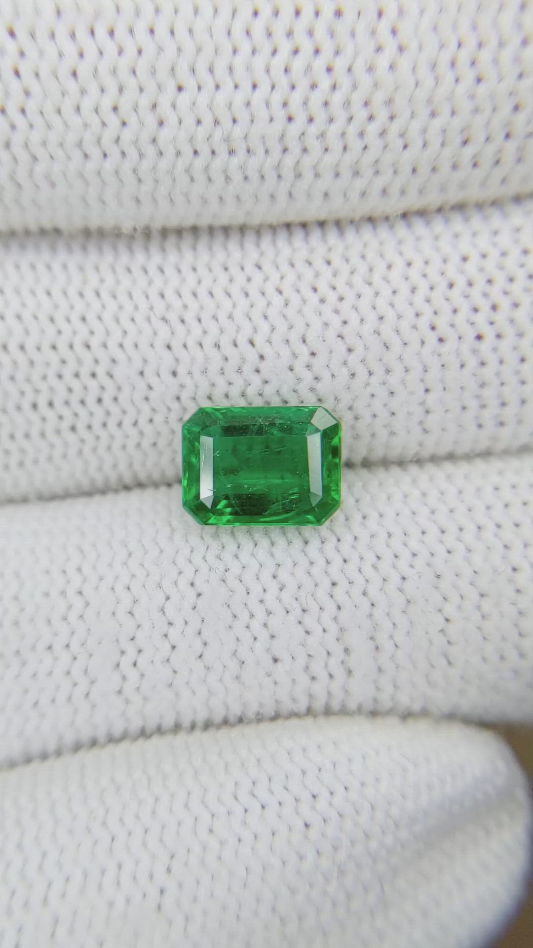 2.06 Ct. Emerald from Zambia Size Video