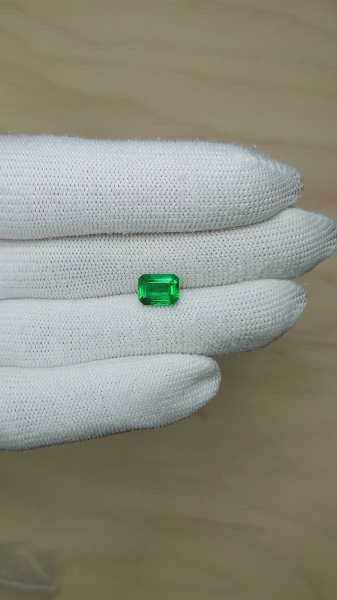 2.06 Ct. Emerald from Zambia Size Video