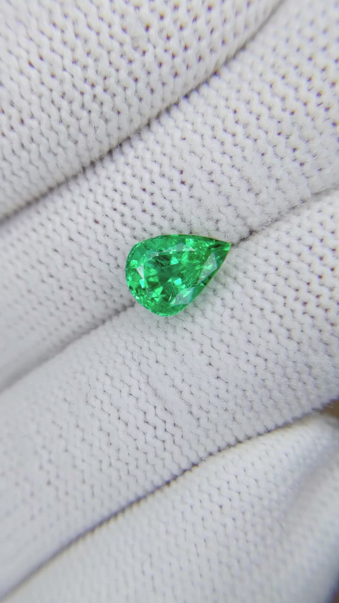 1.56 Ct. Emerald from Zambia Size Video
