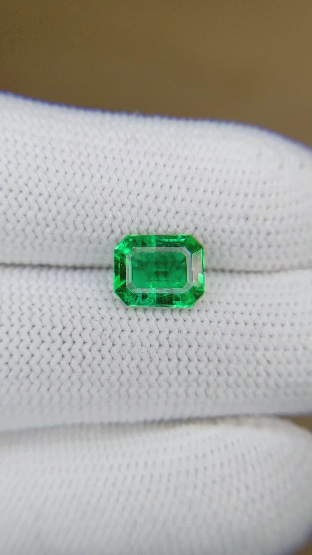 1.69 Ct. Emerald from Zambia Size Video