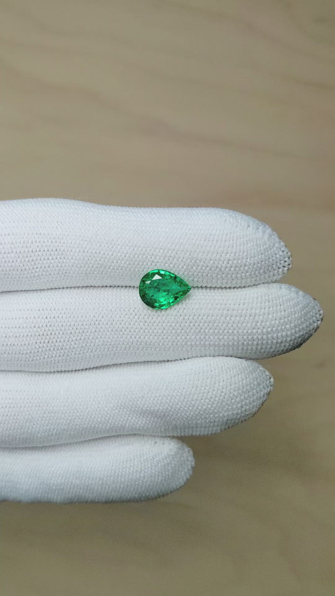 1.78 Ct. Emerald from Zambia Size Video