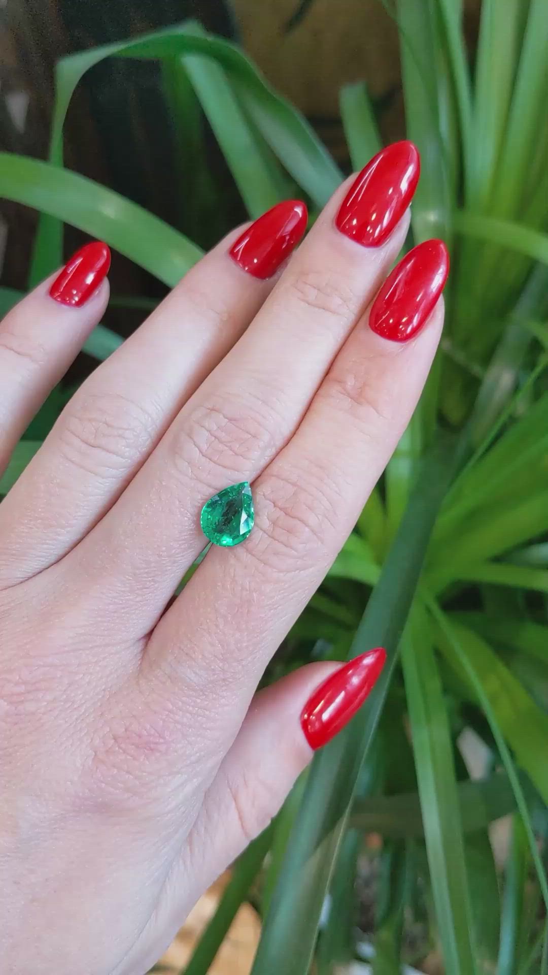 1.78 Ct. Emerald from Zambia Size Video