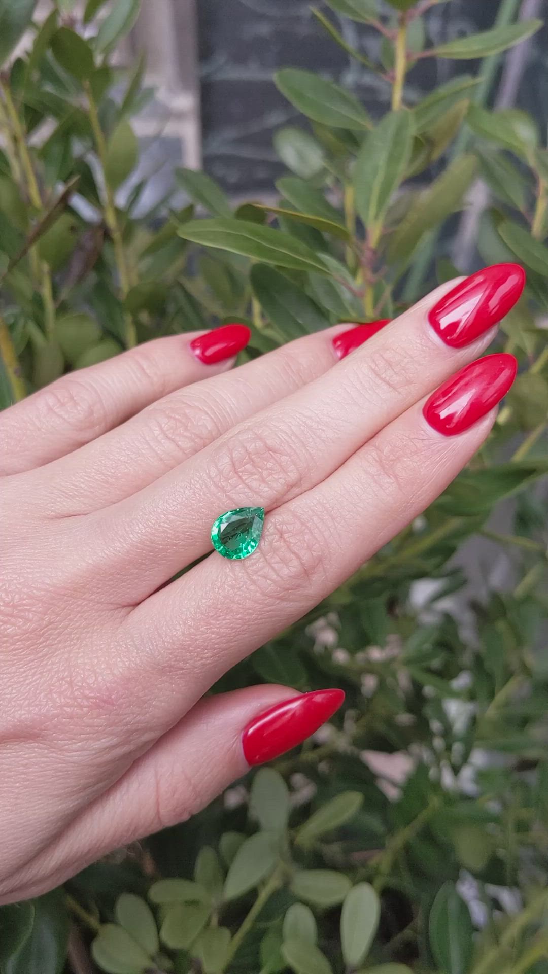 1.78 Ct. Emerald from Zambia Size Video