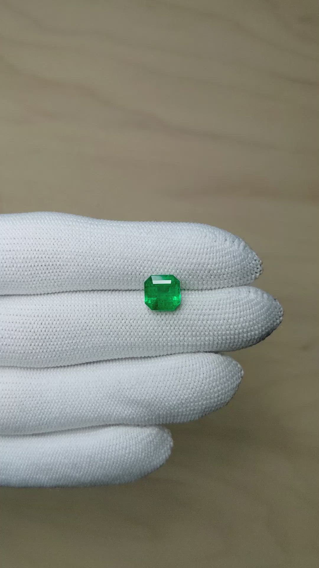 2.47 Ct. Emerald from Zambia Size Video