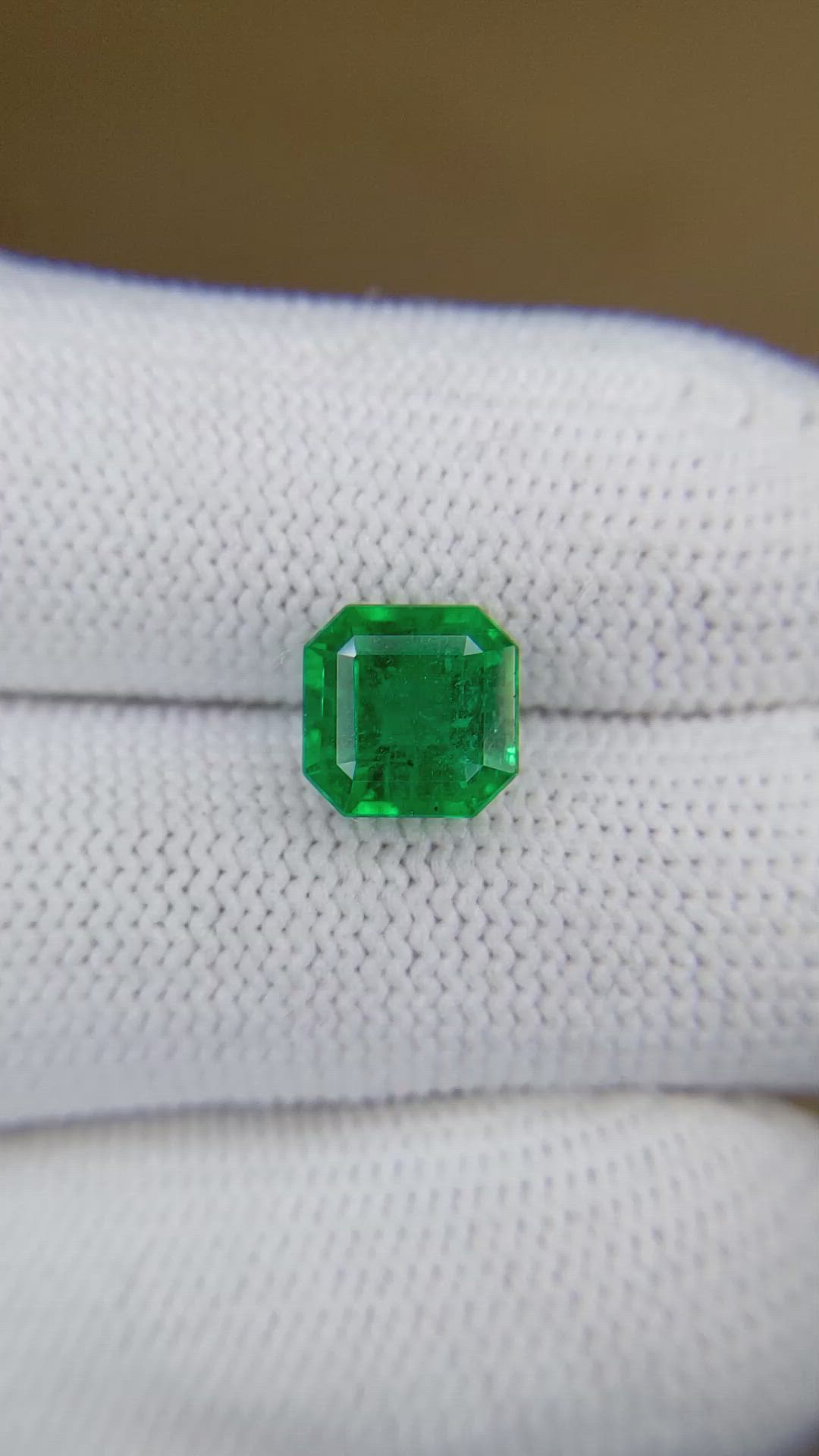 2.47 Ct. Emerald from Zambia Size Video
