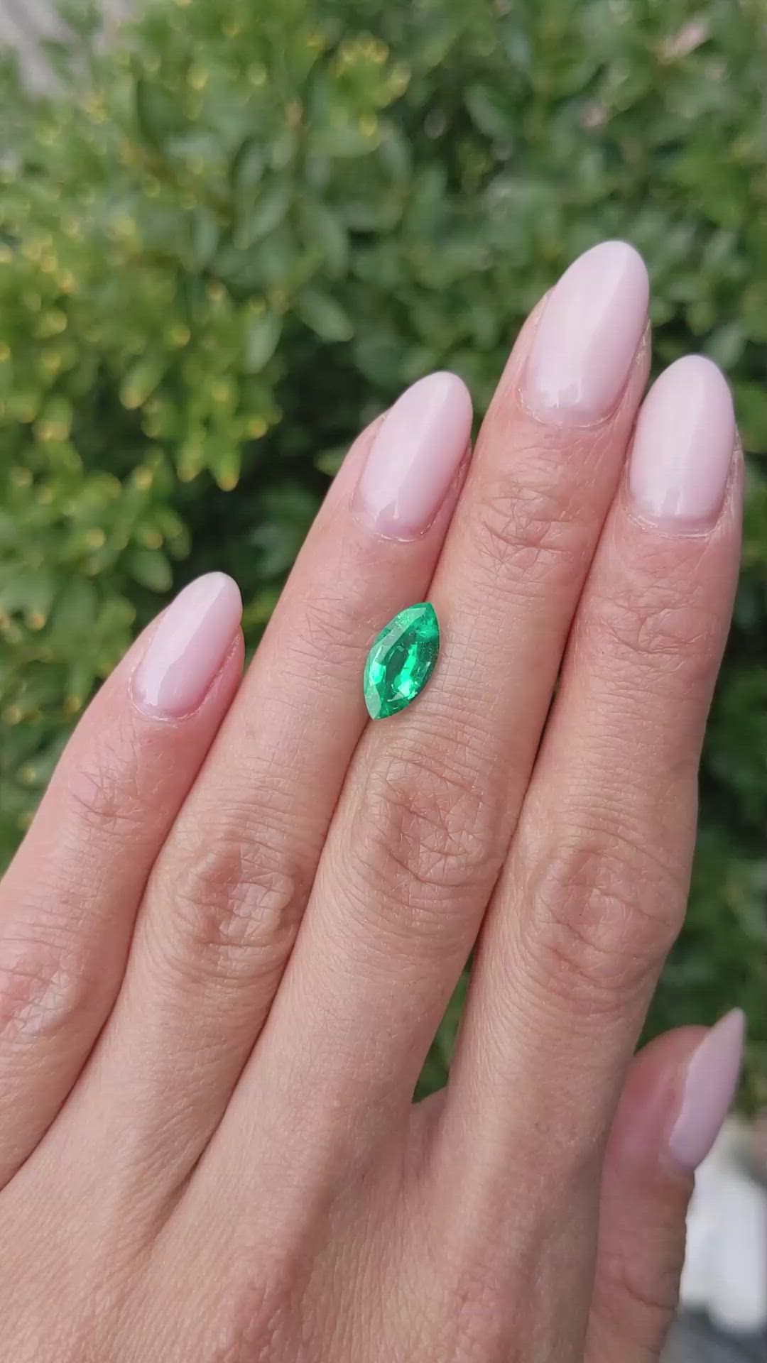 1.52 Ct. Emerald from Zambia Size Video