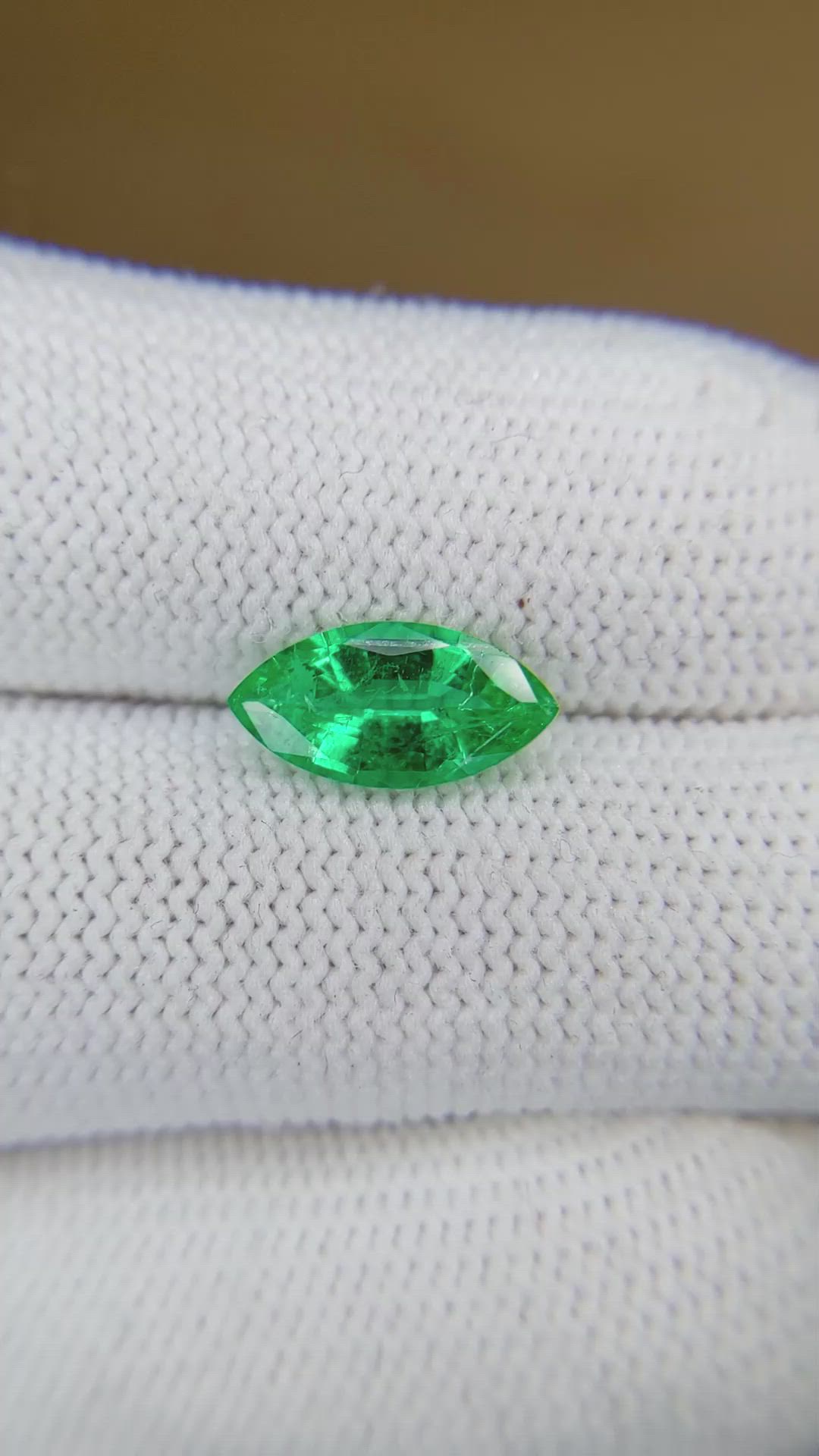 1.52 Ct. Emerald from Zambia Size Video